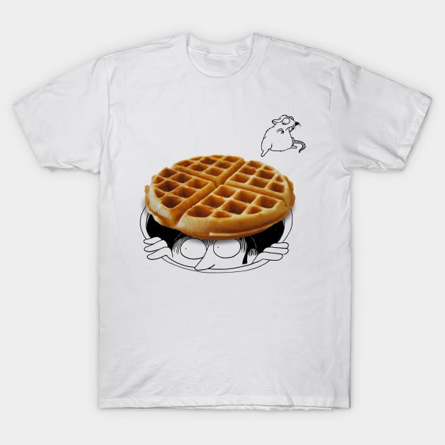 Waffle - manhole cover T-Shirt by MassimoFenati